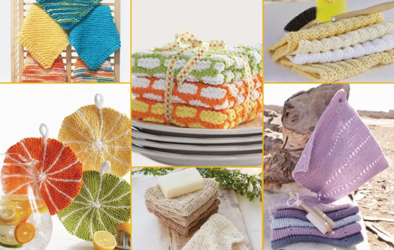 10 Free Dishcloth Knitting Patterns You’ll Love (Perfect for Beginners!)